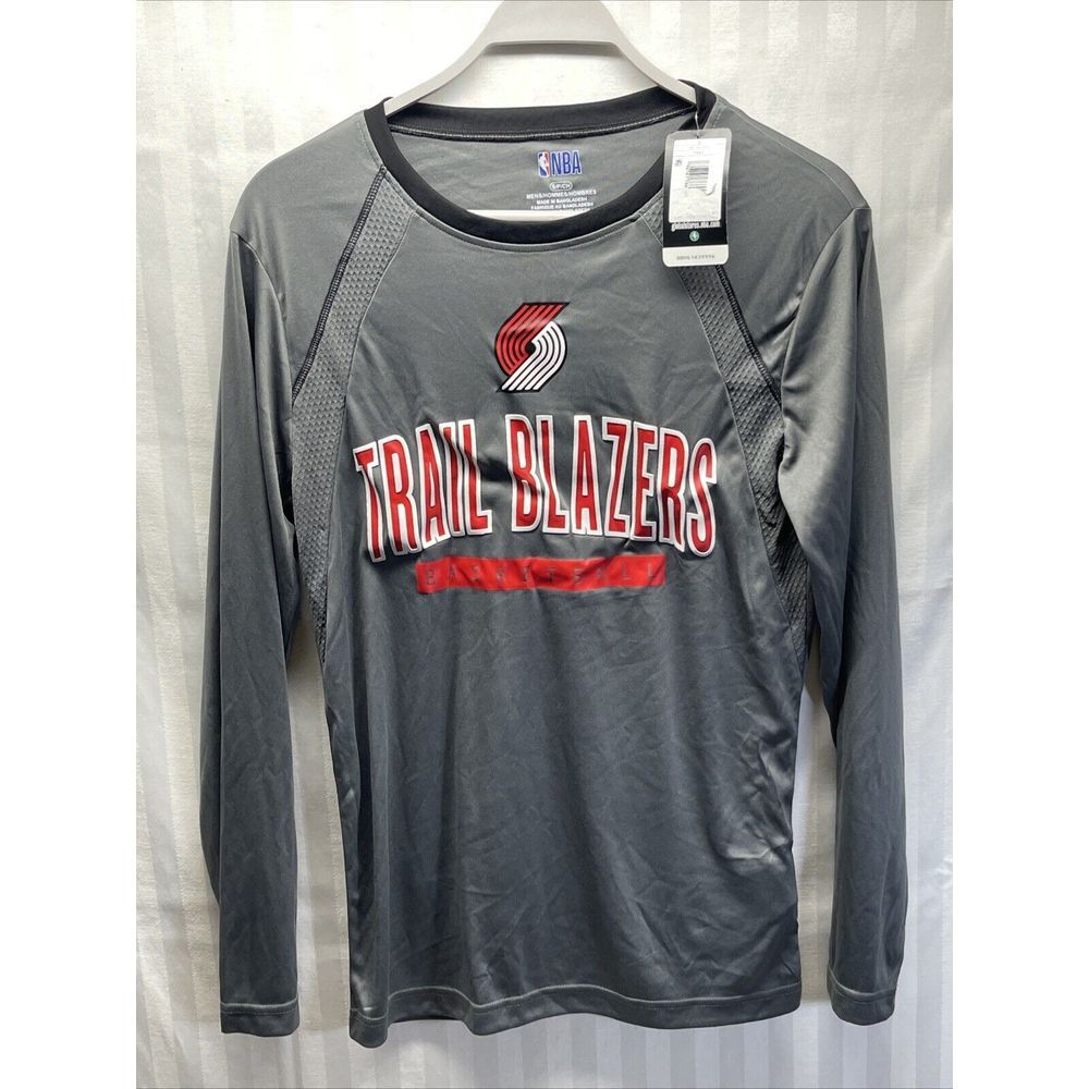 NBA Trailer Blazers Shirt Long Sleeve Basketball Size‎ Small